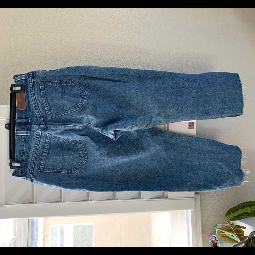 Lee vintage, raw hem mom jeans